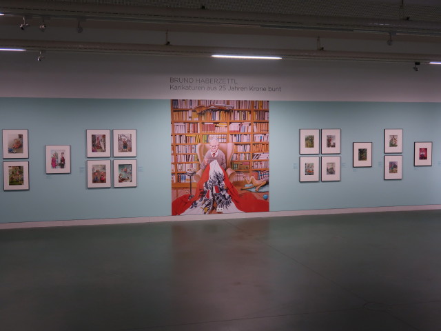 Ausstellung 'Bruno Haberzettl - Karikaturen aus 25 Jahren Krone bunt'
