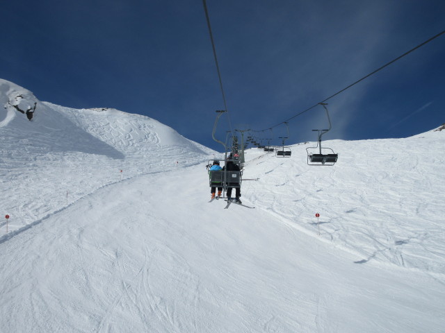 Sonnleitenpiste von der Albonagratbahn aus