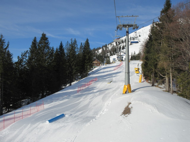 Snowpark vom Bodenbauerexpress aus