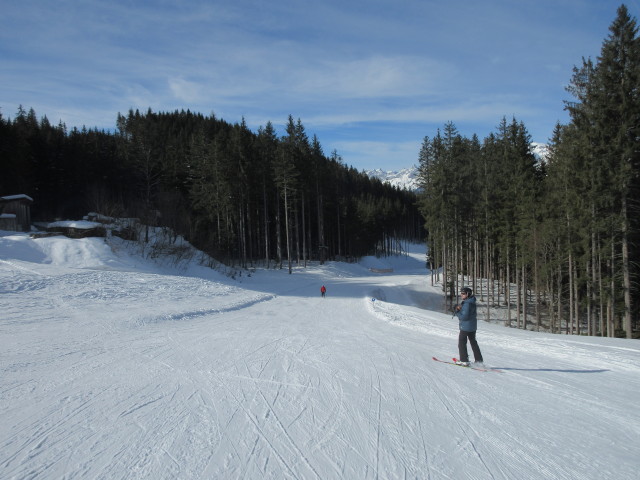 Ronald auf der Steinbergriedel-Abfahrt