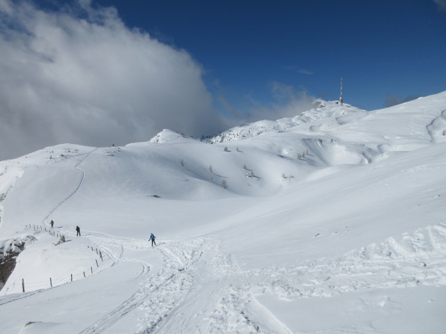 Dagmar, Reinhard und Larissa zwischen Zehnernock und Zwölfernock