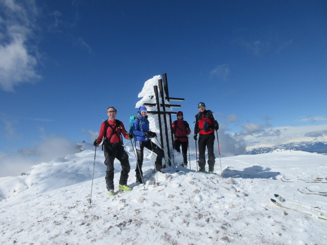 Ich, Larissa, Dagmar und Reinhard am Zwölfernock, 2.049 m
