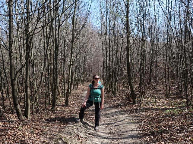 Sabine zwischen Eichenhain und Gsängerhütte