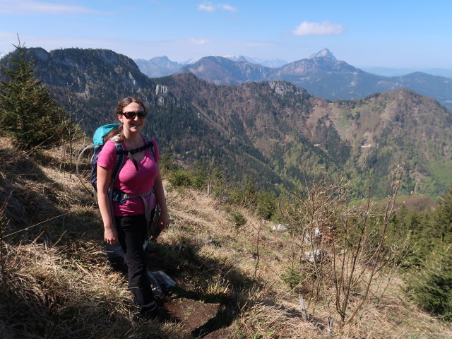 Sabine zwischen Vorderer Salmhütte und Hochsalm