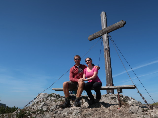 Ich und Sabine am Raukogel, 1.260 m