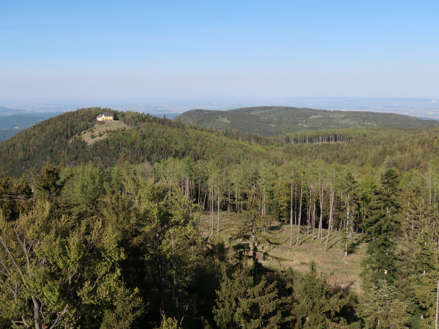 vom Aussichtsturm Hohe Wand Richtung Nordosten
