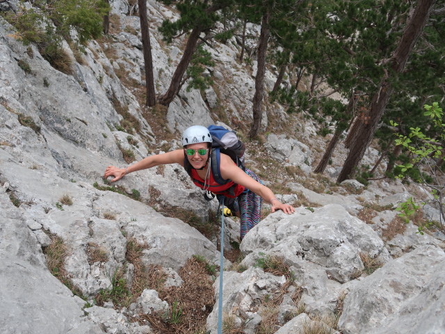 Kombinationsweg: Ursa in der 3. Seillänge
