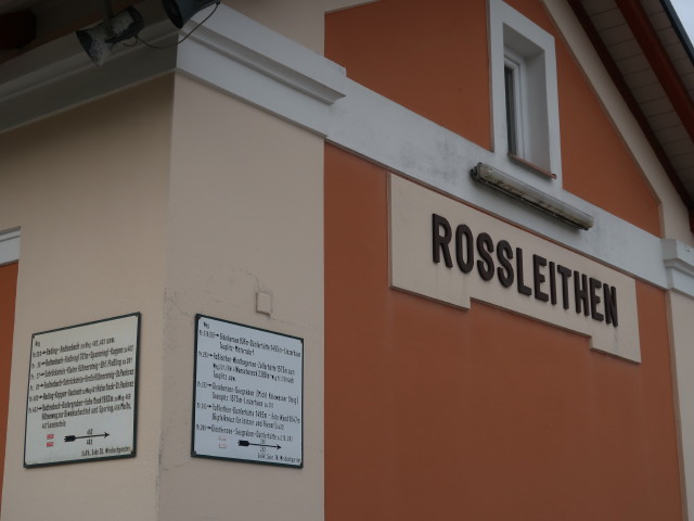 Bahnhof Roßleithen, 590 m