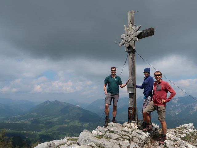 Ronald, Ursa und ich am Seespitz, 1.574 m