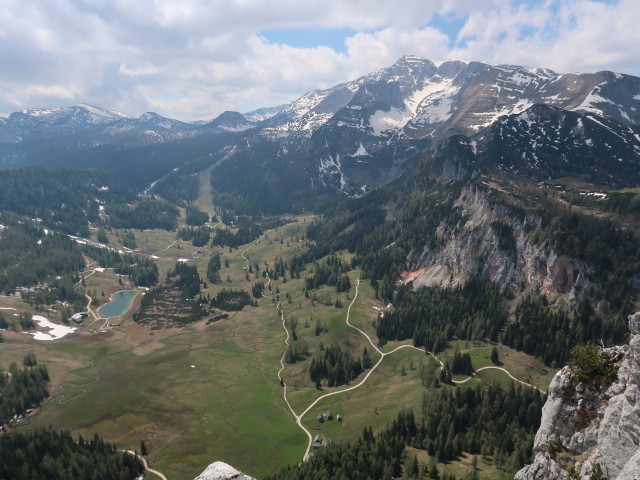 Wurzeralm vom Stubwieswipfel aus