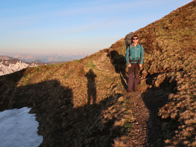 Ronald zwischen Sünser Spitze und Sünser Kopf (22. Mai)
