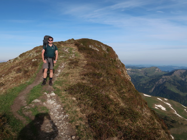 Ronald zwischen Ragazer Blanken und Hochblanken (22. Mai)