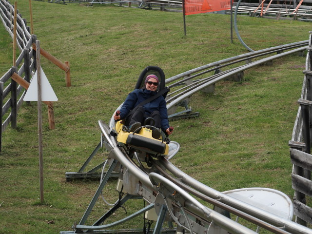 Sabine im Alpine Coaster Imst