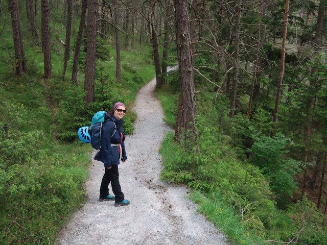Sabine zwischen Hochimst und Rosengartenschlucht
