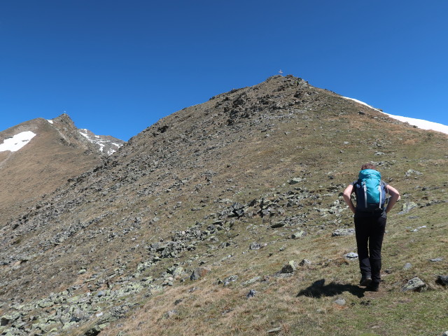 Sabine zwischen Narrenkogel und Poschachkogel