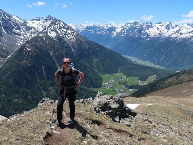 Sabine zwischen Narrenkogel und Poschachkogel