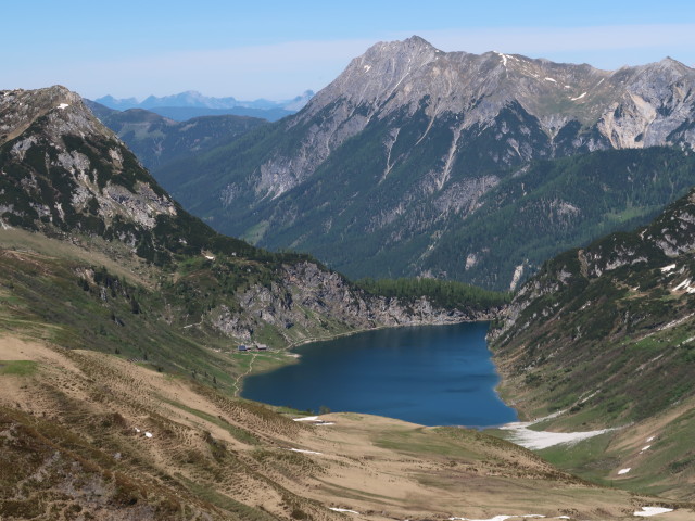 Tappenkarsee vom Glettentörl aus (12. Juni)