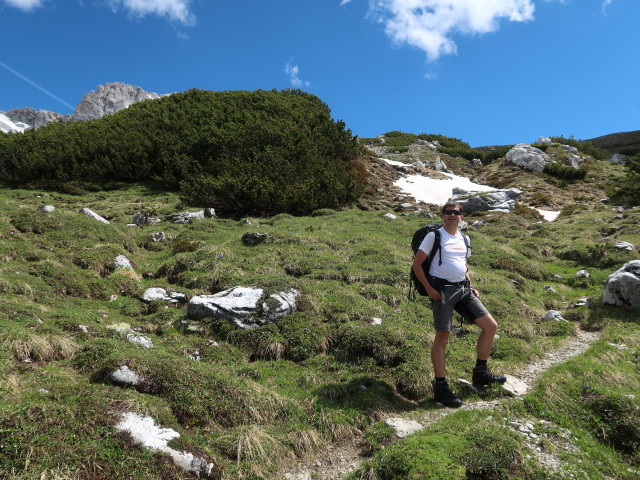 Ronald zwischen Gruberkar und Mosermandl (13. Juni)