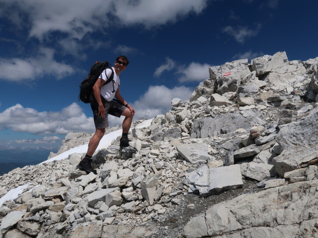 Ronald zwischen Gruberkar und Mosermandl (13. Juni)