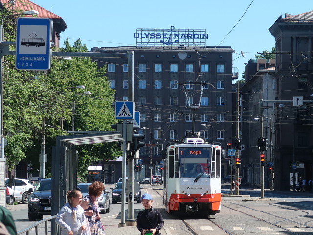 Haltestelle Hobujaama der Tallinna trammiliiklus (21. Juni)