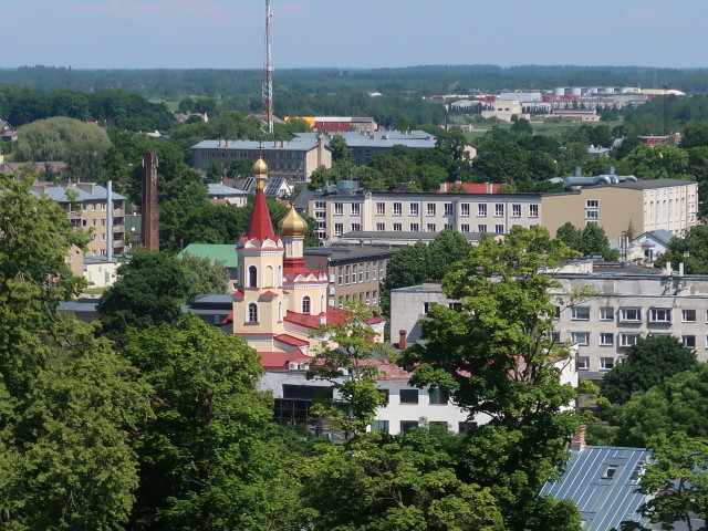 Rakvere vom Rakvere Linnus aus (24. Juni)