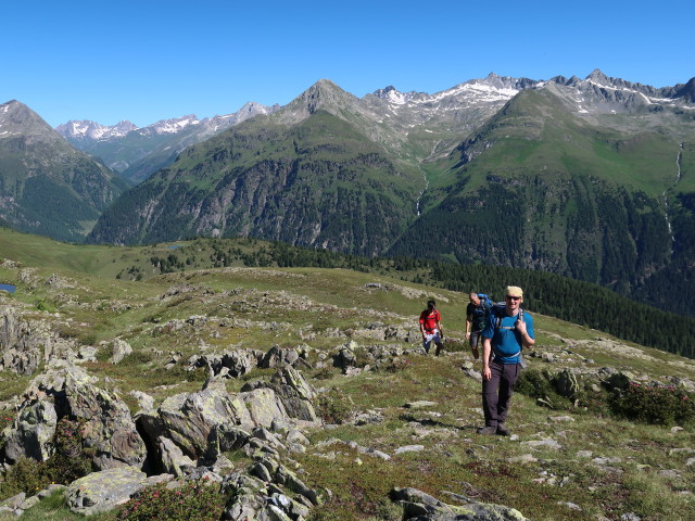 Zakaria, Frank und Werner zwischen Blindisalm und Kahorn