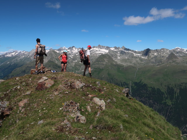 Rashid, Ursa und Josef am Kahorn, 2.692 m