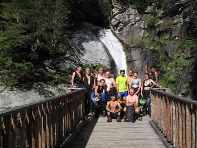 Roland, Josef, Frank, Anna, Werner, Rashid, Herbert, ich, Andreas, Ursa, Kimberly und Zakaria