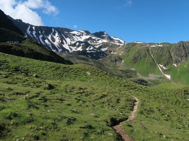 zwischen Kaltenberghütte und Krachelspitze