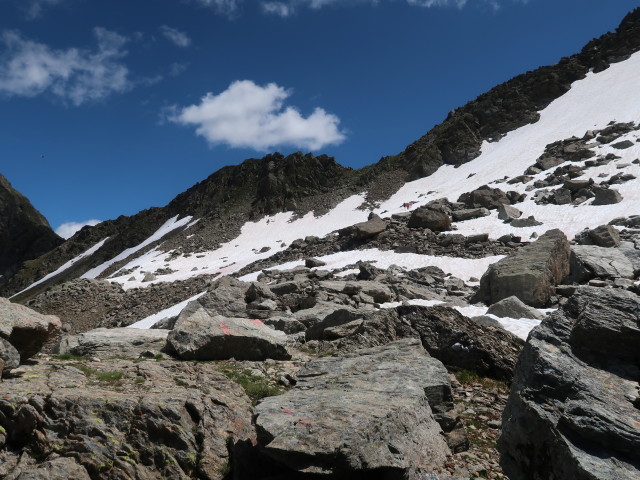 zwischen Kaltenbergsee und Gstansjöchli
