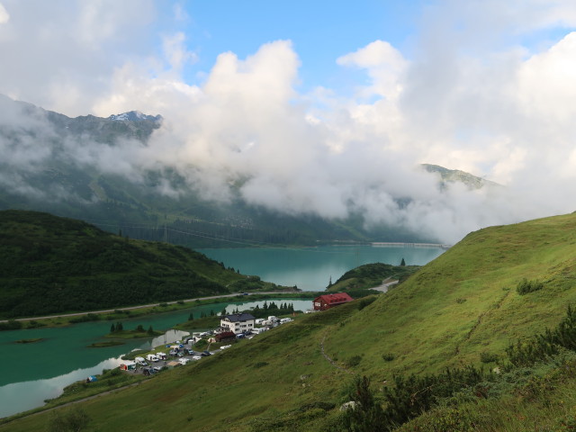 Stausee Kops, 1.814 m (18. Juli)