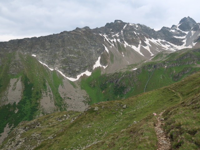 Rudigierweg zwischen Sessgratjöchli und Unterfatlar (21. Juli)