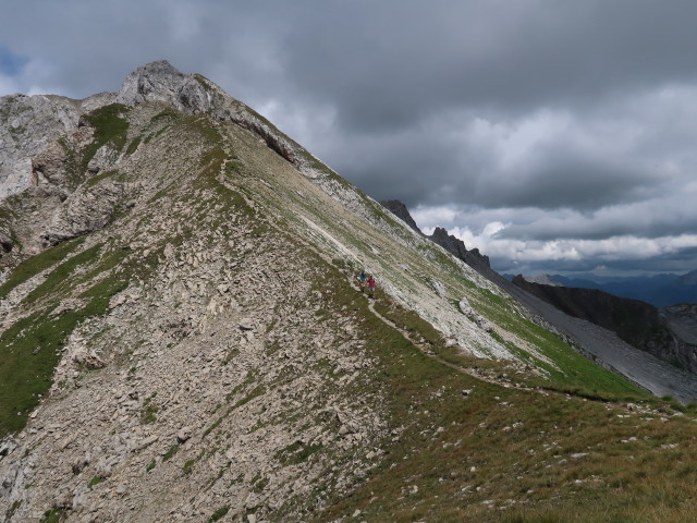 zwischen Spullerschafberg und Ravensburger Hütte
