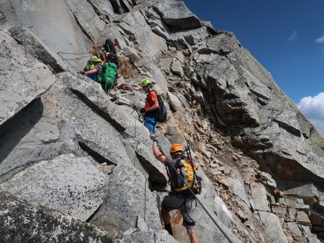 Klettersteig 'Detmolder Grat': Christian und Aaron (1. Aug.)
