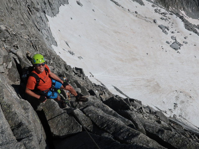 Christian zwischen Steinerne Mandln und Trippkees (1. Aug.)