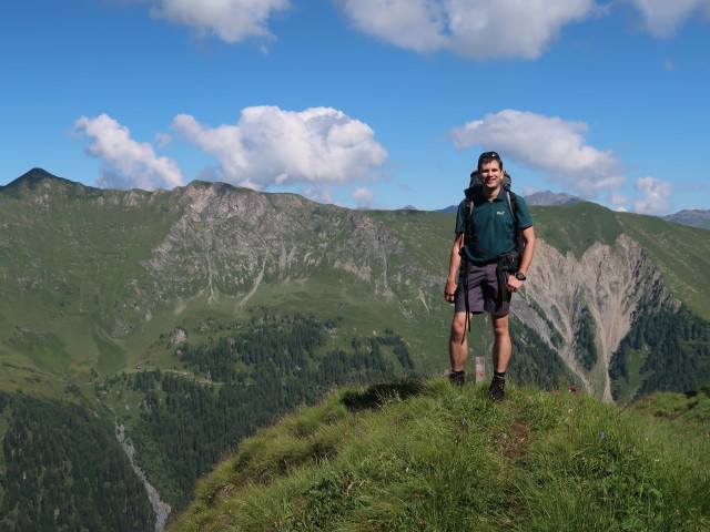 Ronald zwischen Seealm und Jochgrubenkopf (8. Aug.)