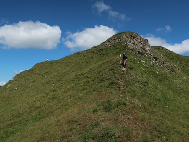 Ronald zwischen Jochgrubenkopf und Schönlahnerspitze (8. Aug.)