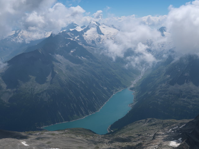 Schlegeisspeicher vom Olperer aus (9. Aug.)