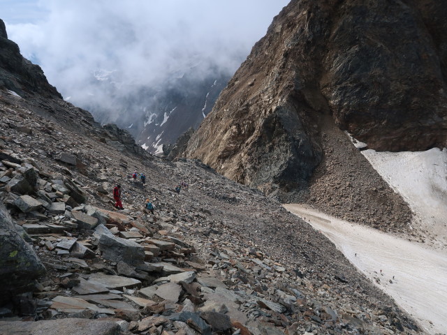 Buinlücke, 3.054 m (16. Aug.)