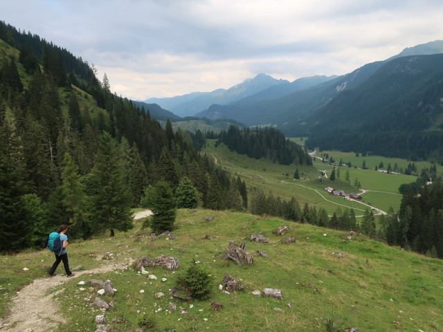 Sabine zwischen Hödhütte und Hintergnadenalm (22. Aug.)