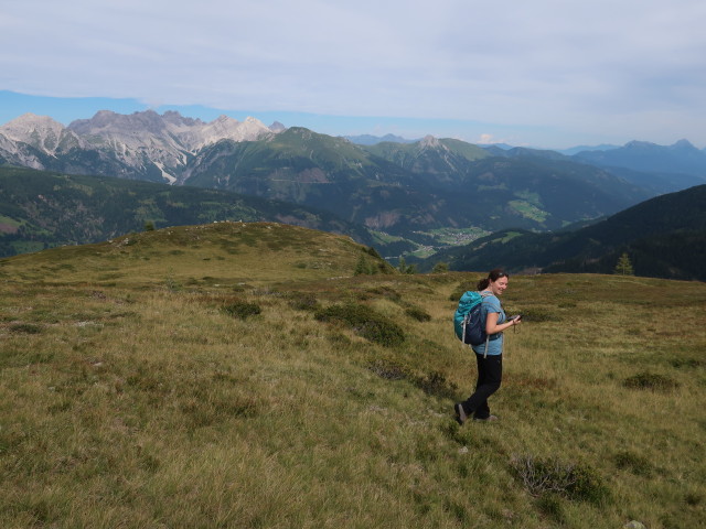 Sabine zwischen Schwalbenkofel und Rauter Alm