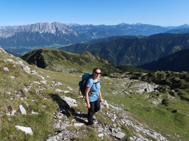 Sabine zwischen Gumpeneck und Auerloch (5. Sept.)