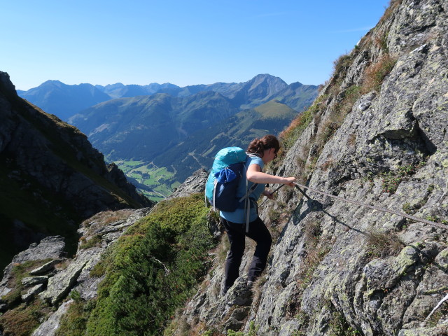 Sabine zwischen Auerloch und Kühofenspitz (5. Sept.)