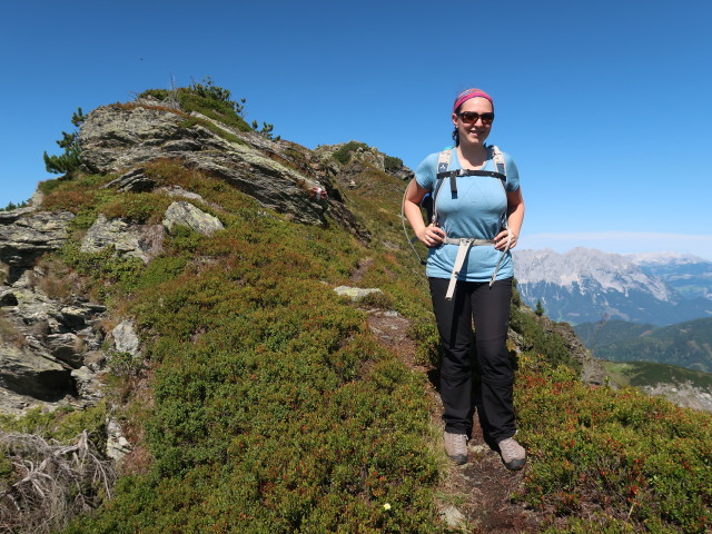 Sabine zwischen Kühofenspitz und Plöschmitzzinken (5. Sept.)