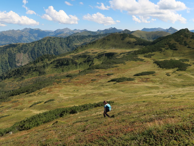 Sabine zwischen Lämmertörlkopf und Lämmertörl (5. Sept.)