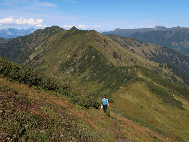 Sabine zwischen Lämmertörlkopf und Lämmertörl (5. Sept.)