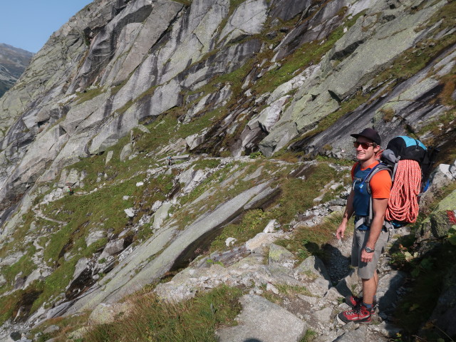 Christian zwischen Kürsingerhütte und Klamml (13. Sept.)
