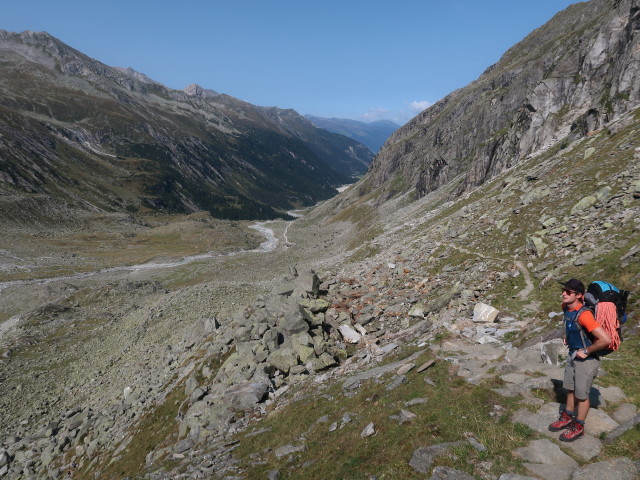 Christian zwischen Klamml und Oberer Keesboden (13. Sept.)