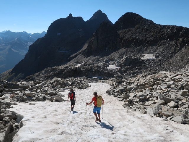 Axel und Axel zwischen Zsigmondyspitze-Südgrat und Weg 502