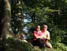 Sabine und ich am Glatzberg, 904 m